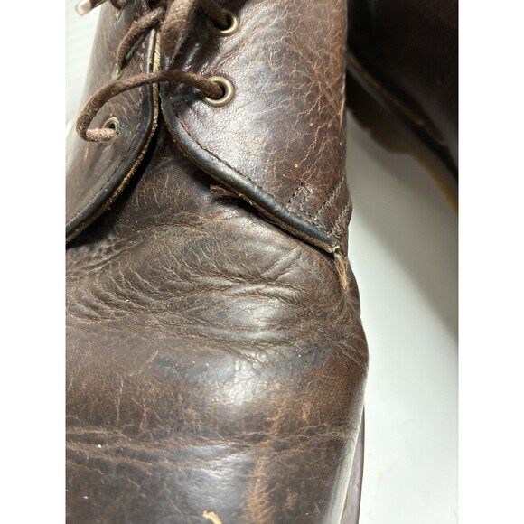 VINTAGE Doc Martens Oxford Shoes Made in England Leather Mens 11 Brown Oxford main image 11